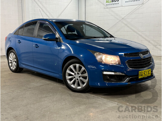 8/2015 Holden Cruze SRi JH MY15 4d Sedan Blue Turbo 1.6L