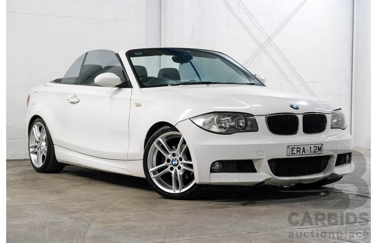 7/2009 BMW 120i E88 MY09 2d Convertible Alpine White 2.0L