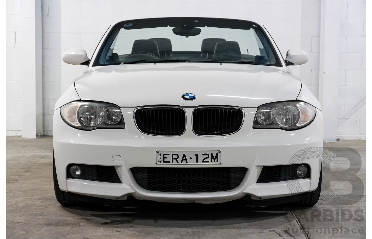 7/2009 BMW 120i E88 MY09 2d Convertible Alpine White 2.0L