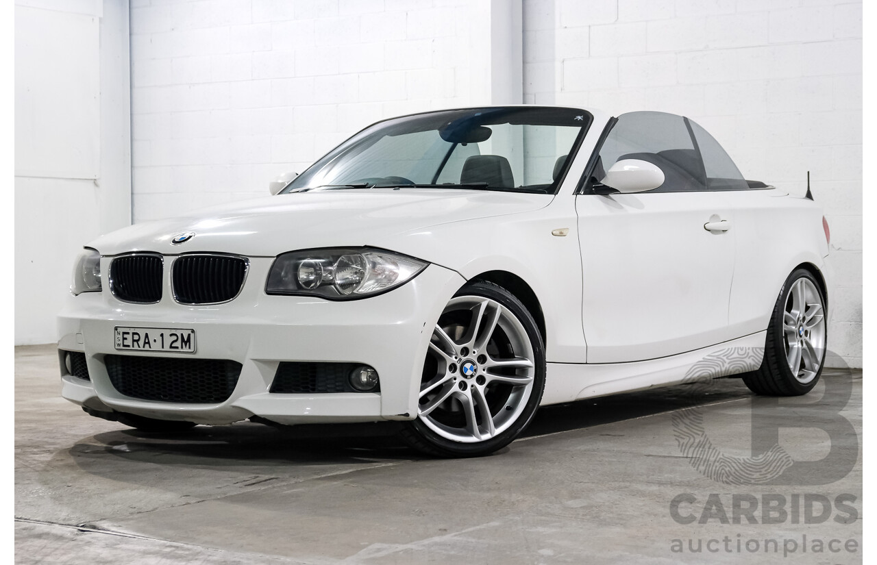 7/2009 BMW 120i E88 MY09 2d Convertible Alpine White 2.0L