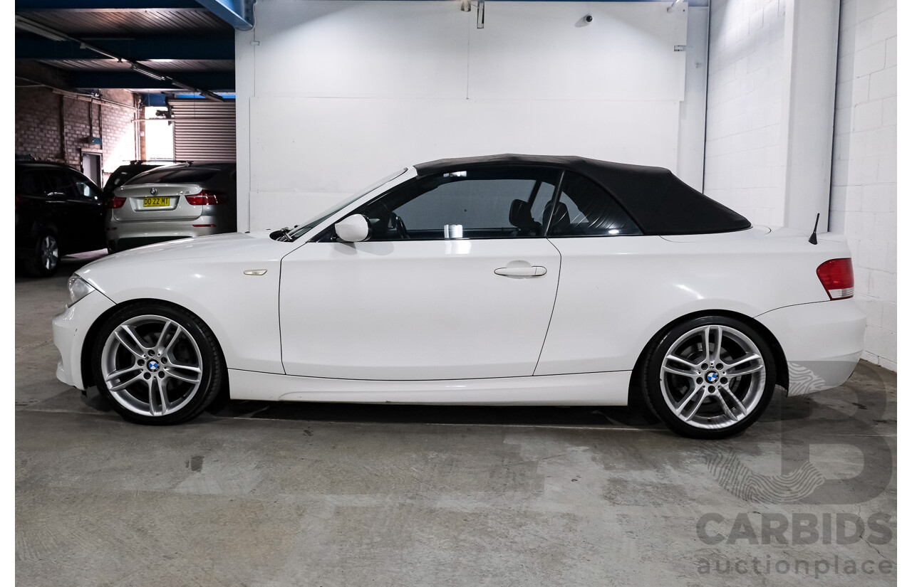 7/2009 BMW 120i E88 MY09 2d Convertible Alpine White 2.0L