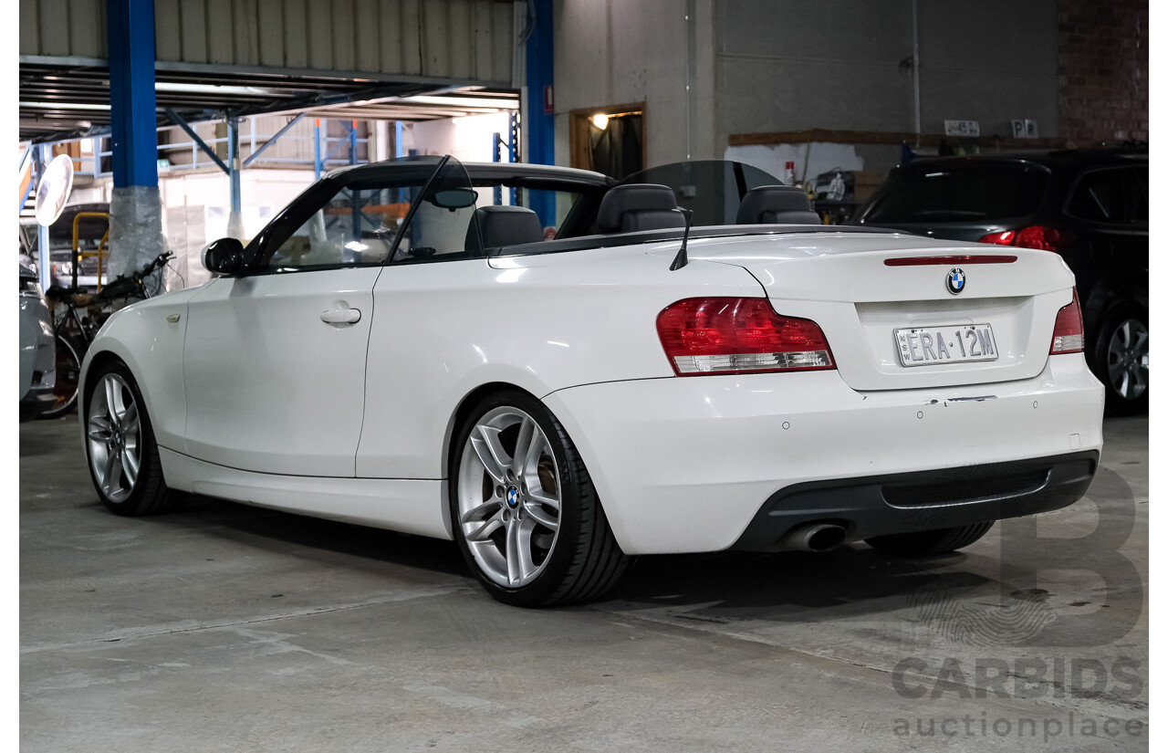 7/2009 BMW 120i E88 MY09 2d Convertible Alpine White 2.0L