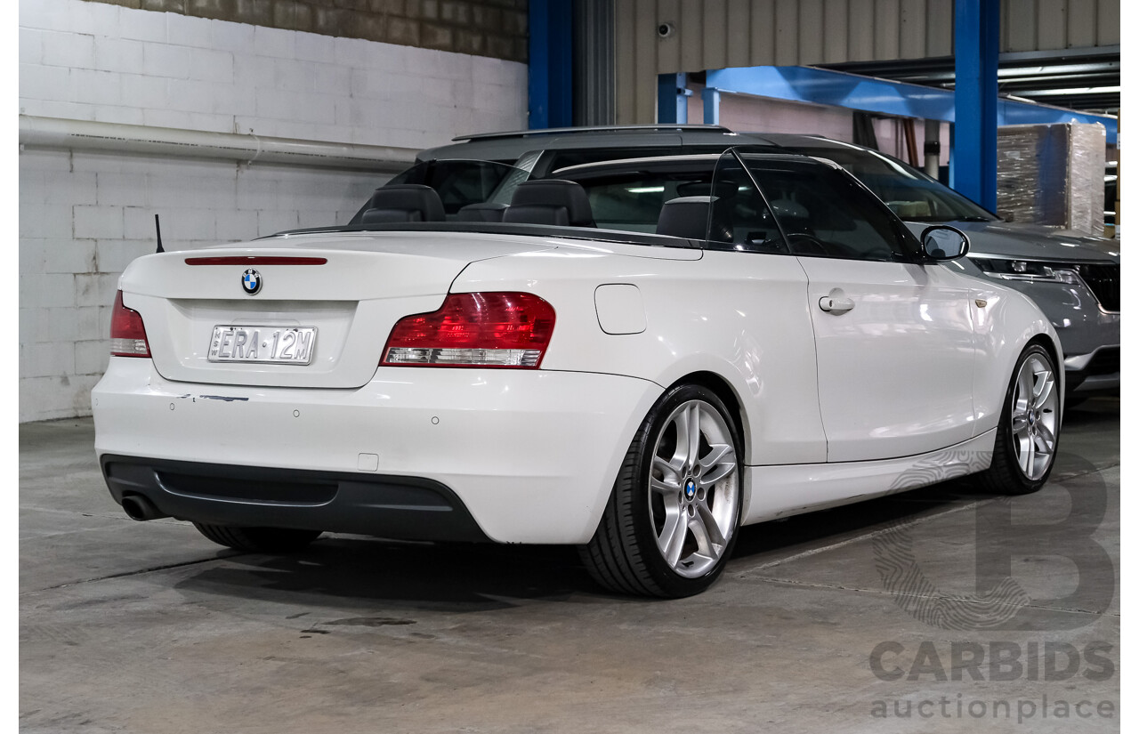 7/2009 BMW 120i E88 MY09 2d Convertible Alpine White 2.0L