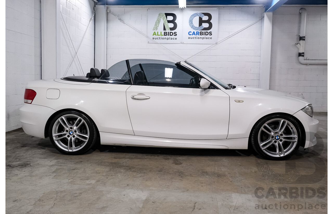 7/2009 BMW 120i E88 MY09 2d Convertible Alpine White 2.0L
