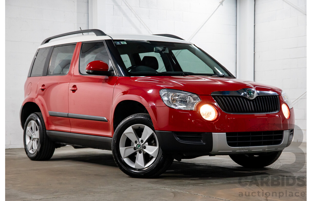 5/2013 Skoda Yeti 77 TSI (4x2) 5L MY13 4d Wagon Red Turbo 1.2L