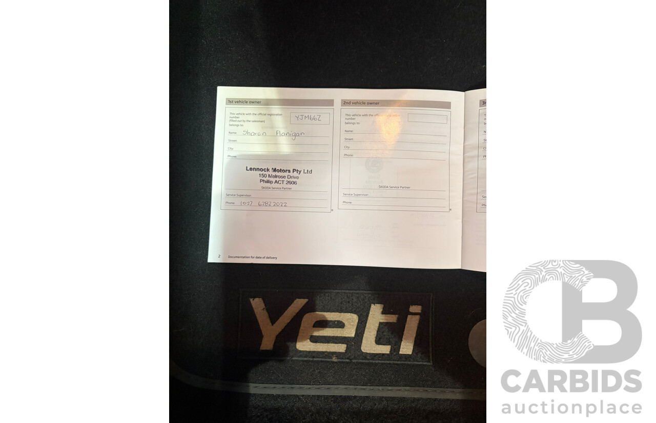 5/2013 Skoda Yeti 77 TSI (4x2) 5L MY13 4d Wagon Red Turbo 1.2L