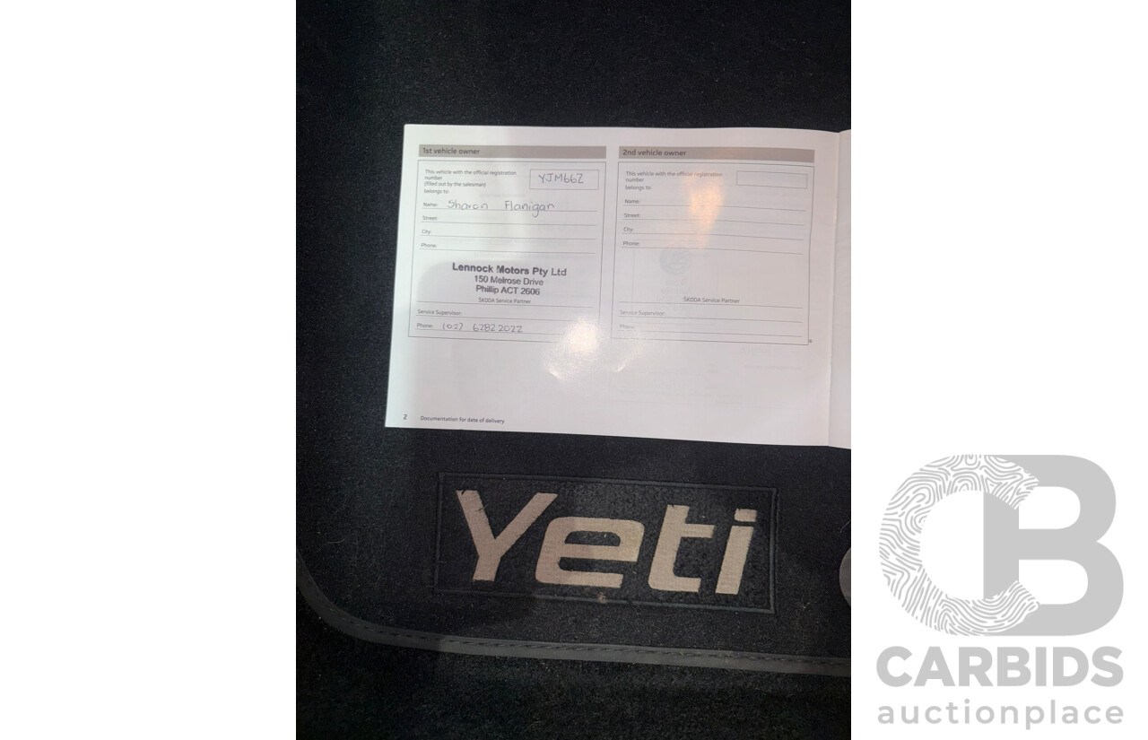 5/2013 Skoda Yeti 77 TSI (4x2) 5L MY13 4d Wagon Red Turbo 1.2L