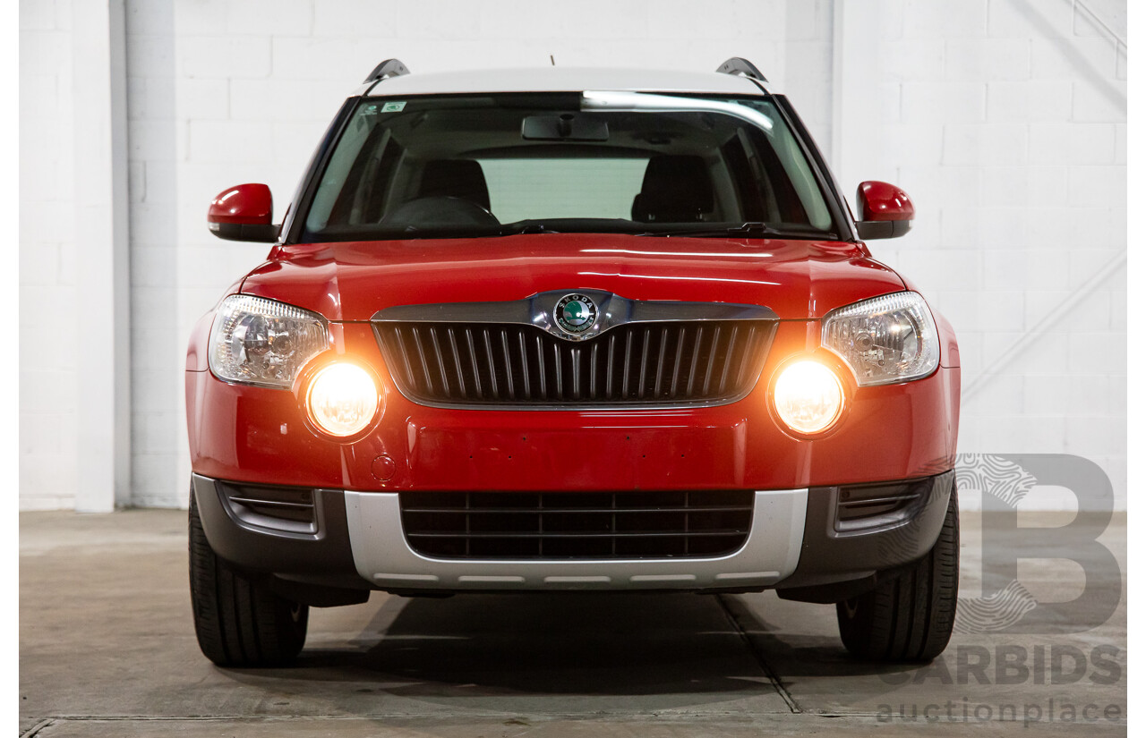 5/2013 Skoda Yeti 77 TSI (4x2) 5L MY13 4d Wagon Red Turbo 1.2L