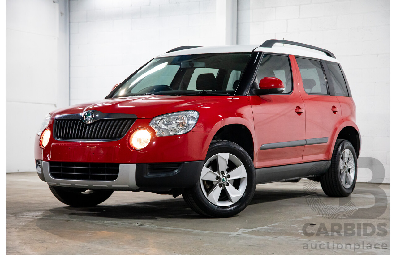 5/2013 Skoda Yeti 77 TSI (4x2) 5L MY13 4d Wagon Red Turbo 1.2L