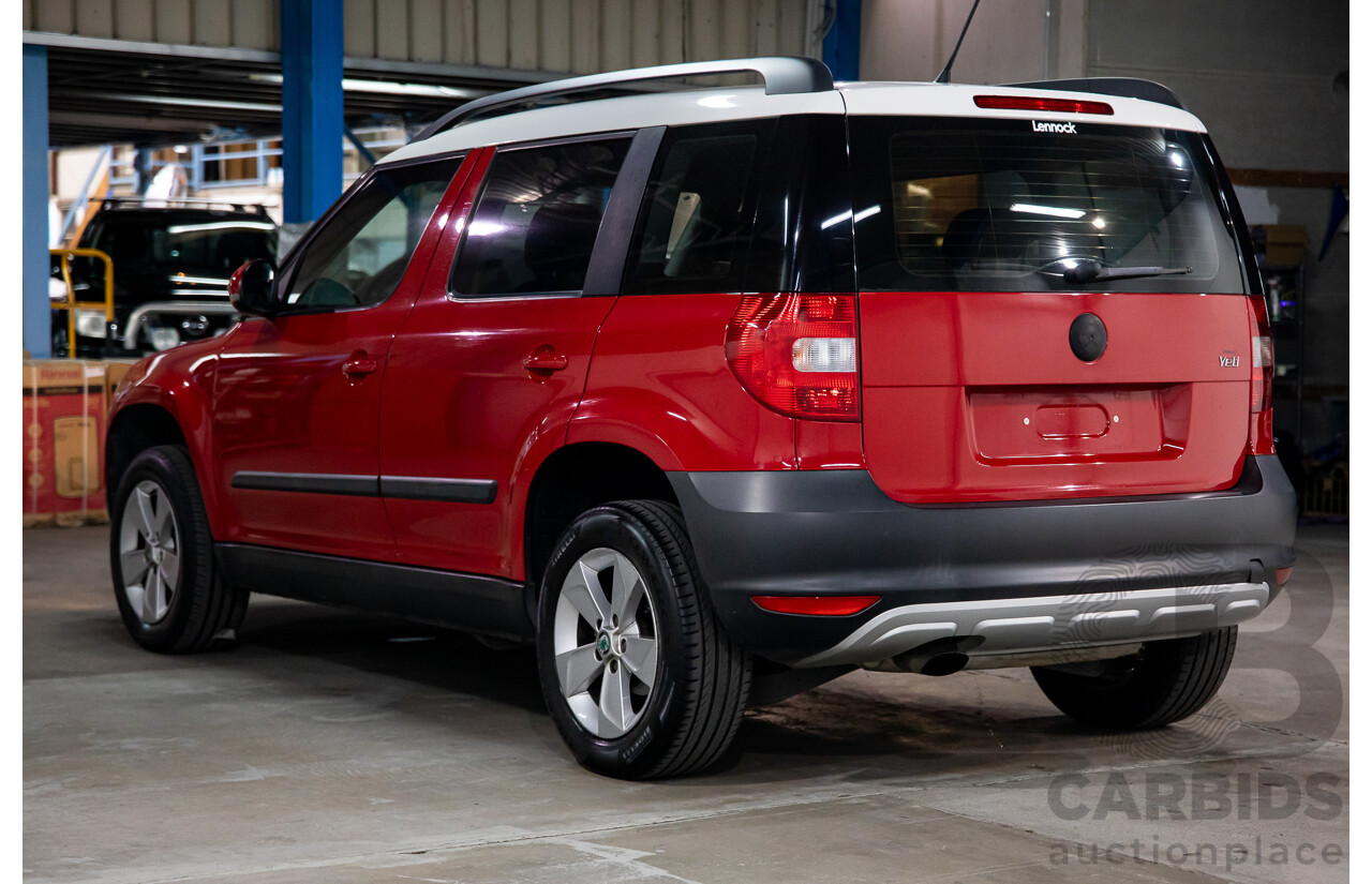 5/2013 Skoda Yeti 77 TSI (4x2) 5L MY13 4d Wagon Red Turbo 1.2L