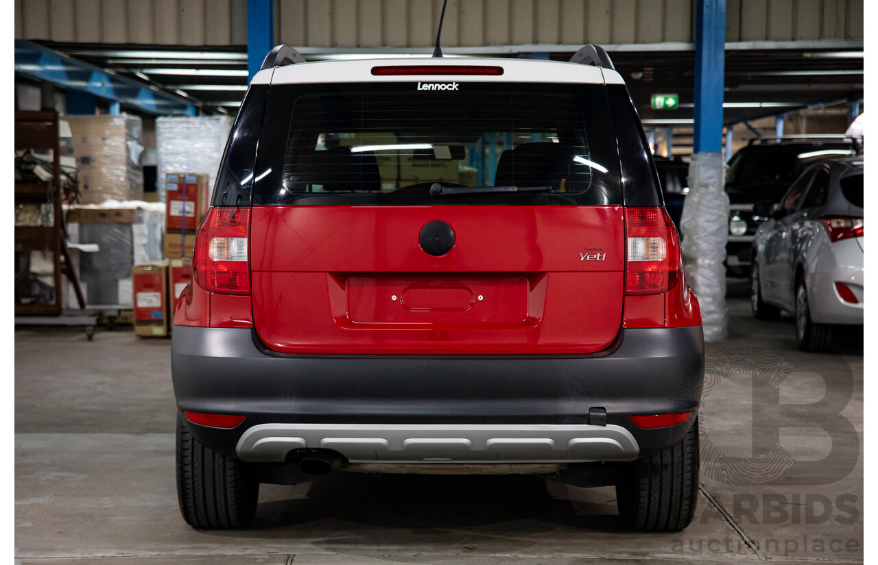 5/2013 Skoda Yeti 77 TSI (4x2) 5L MY13 4d Wagon Red Turbo 1.2L