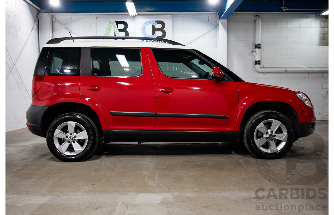 5/2013 Skoda Yeti 77 TSI (4x2) 5L MY13 4d Wagon Red Turbo 1.2L