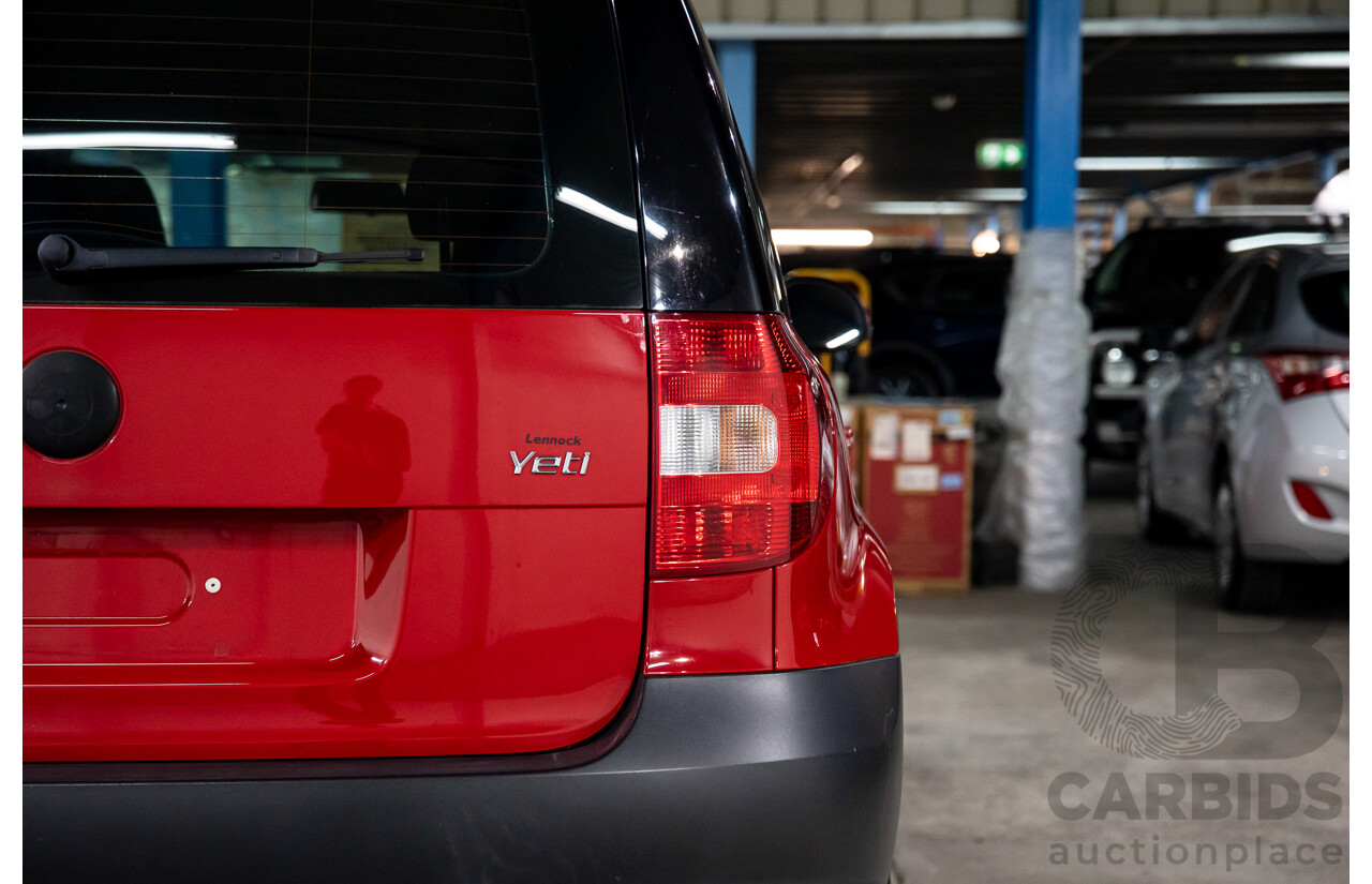 5/2013 Skoda Yeti 77 TSI (4x2) 5L MY13 4d Wagon Red Turbo 1.2L