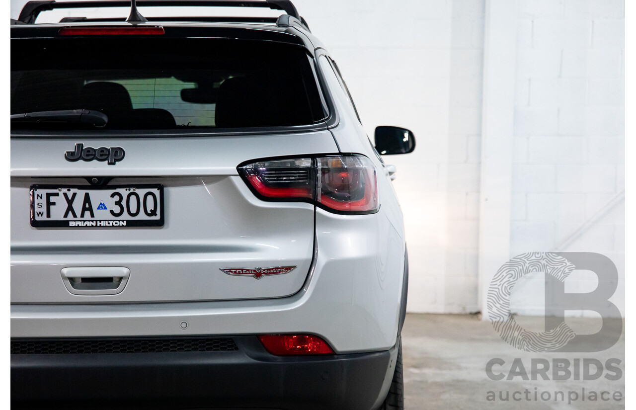 08/2019 Jeep Compass Trailhawk (4x4) M6 MY18 4d Wagon Billet Silver Metallic Turbo Diesel 2.0L