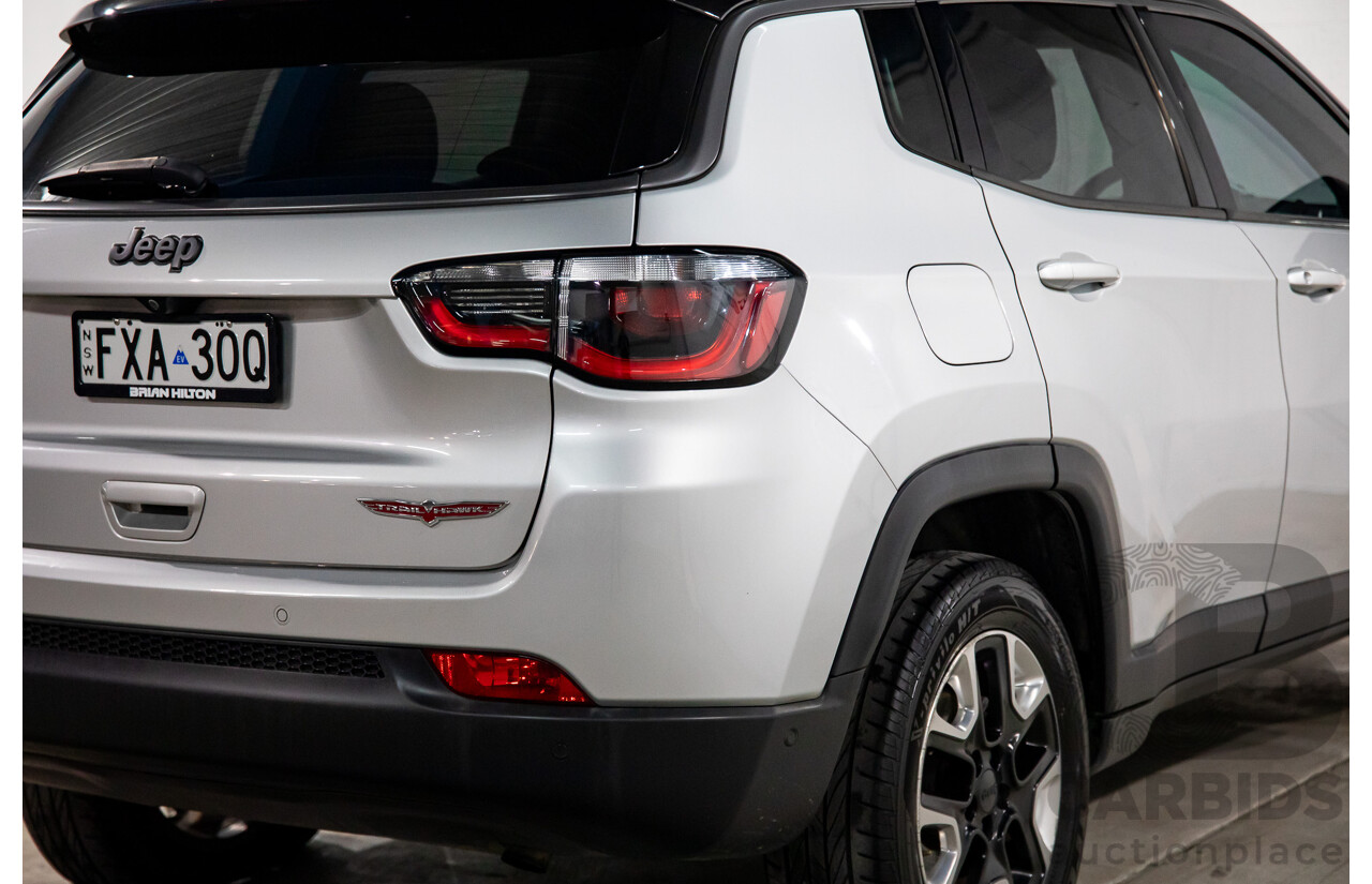 08/2019 Jeep Compass Trailhawk (4x4) M6 MY18 4d Wagon Billet Silver Metallic Turbo Diesel 2.0L