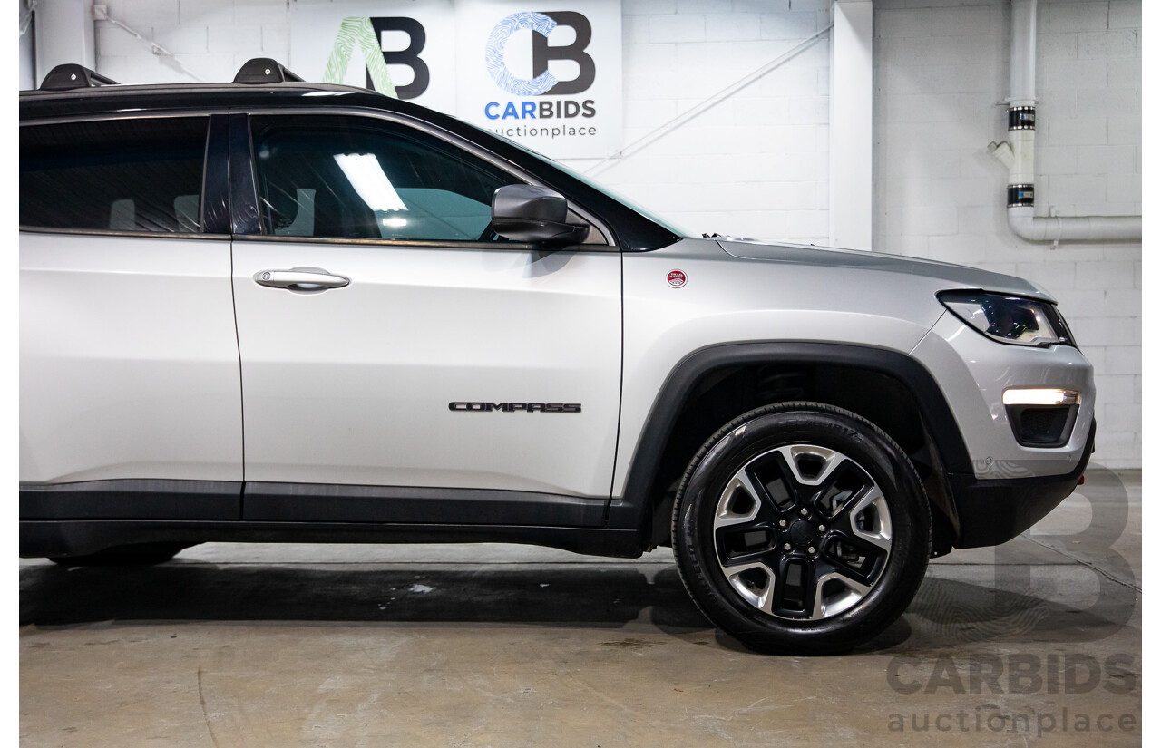 08/2019 Jeep Compass Trailhawk (4x4) M6 MY18 4d Wagon Billet Silver Metallic Turbo Diesel 2.0L