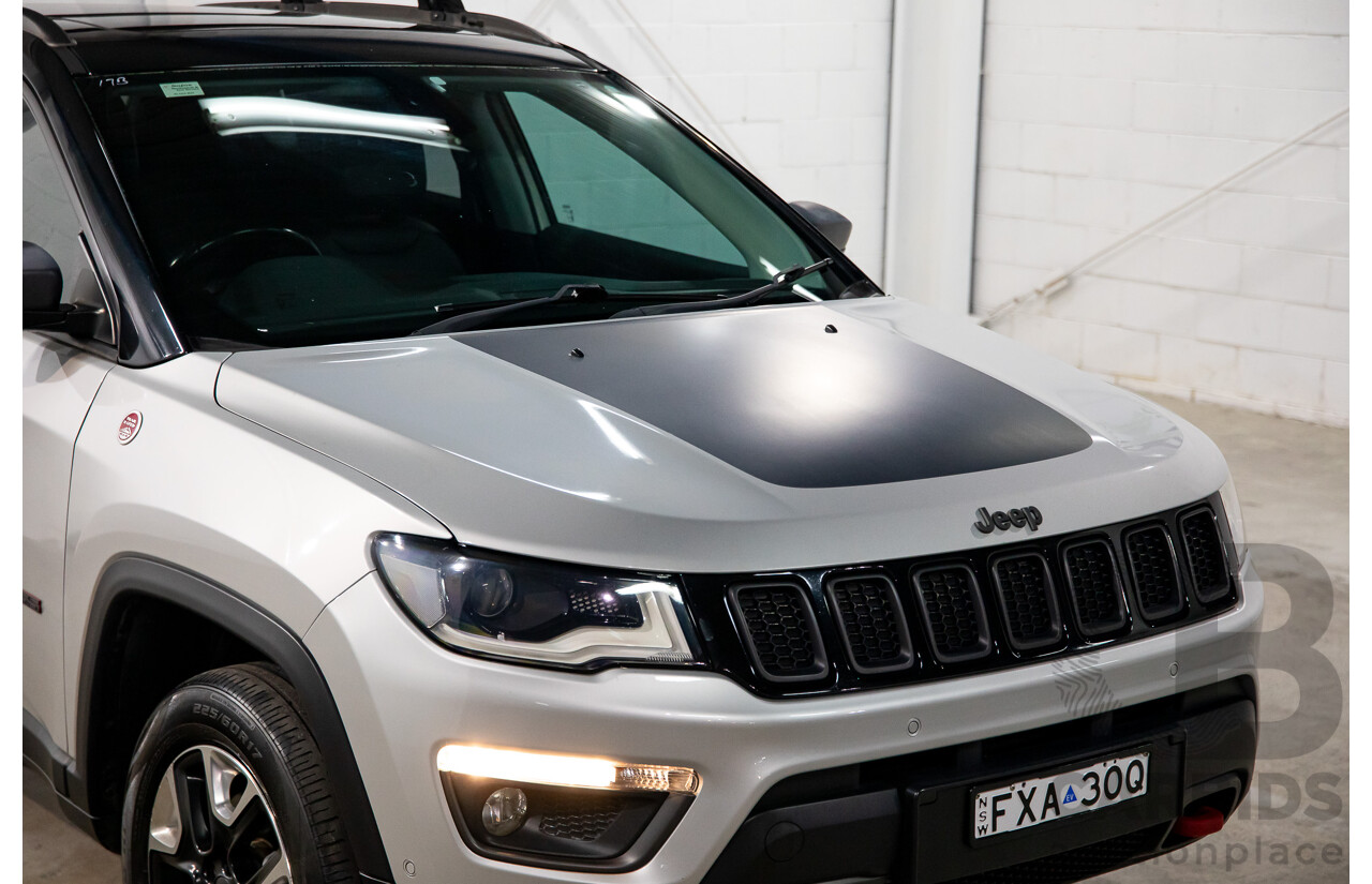 08/2019 Jeep Compass Trailhawk (4x4) M6 MY18 4d Wagon Billet Silver Metallic Turbo Diesel 2.0L