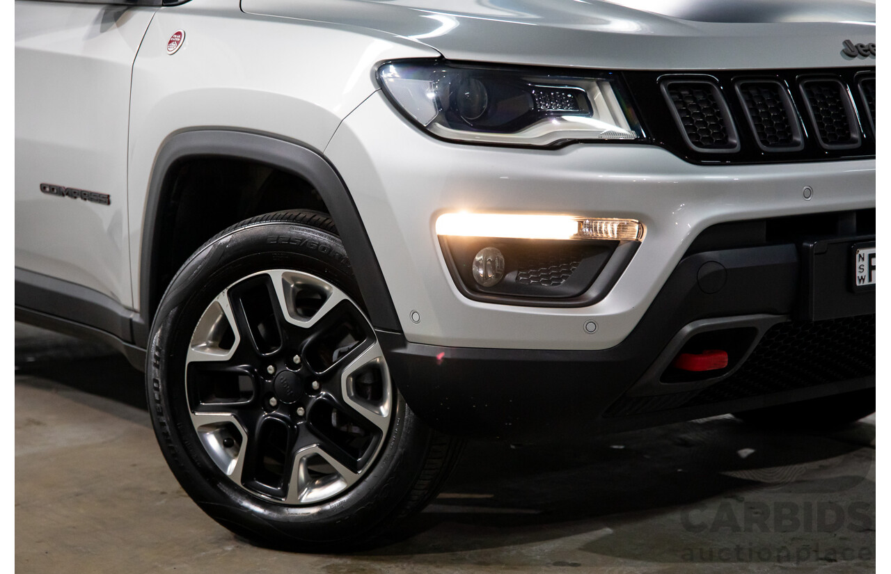 08/2019 Jeep Compass Trailhawk (4x4) M6 MY18 4d Wagon Billet Silver Metallic Turbo Diesel 2.0L