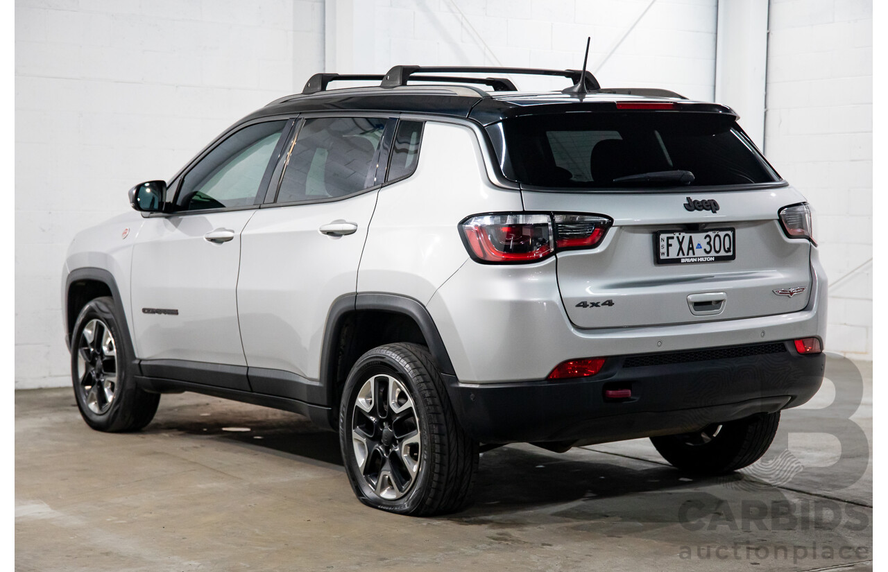 08/2019 Jeep Compass Trailhawk (4x4) M6 MY18 4d Wagon Billet Silver Metallic Turbo Diesel 2.0L