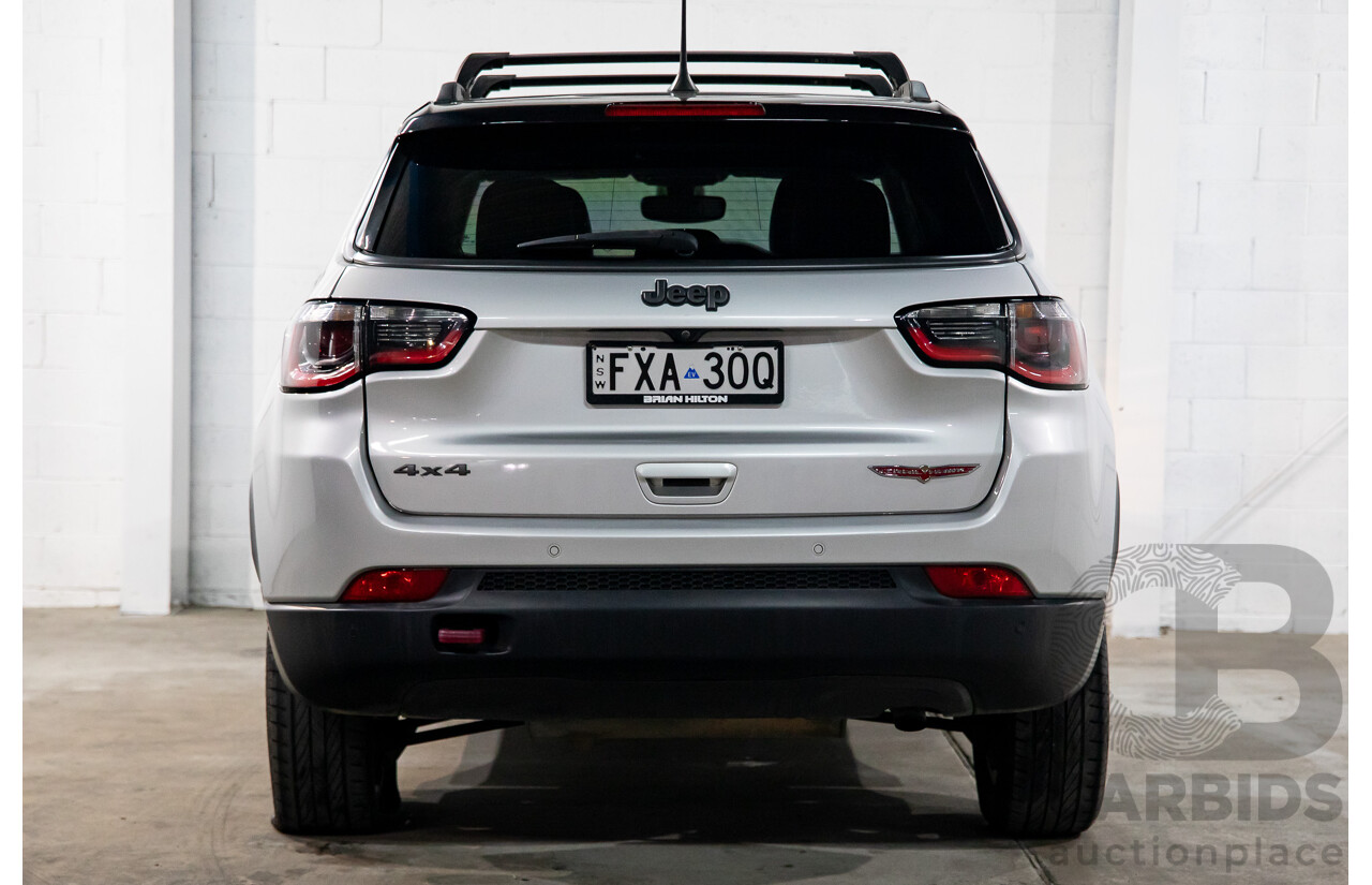08/2019 Jeep Compass Trailhawk (4x4) M6 MY18 4d Wagon Billet Silver Metallic Turbo Diesel 2.0L