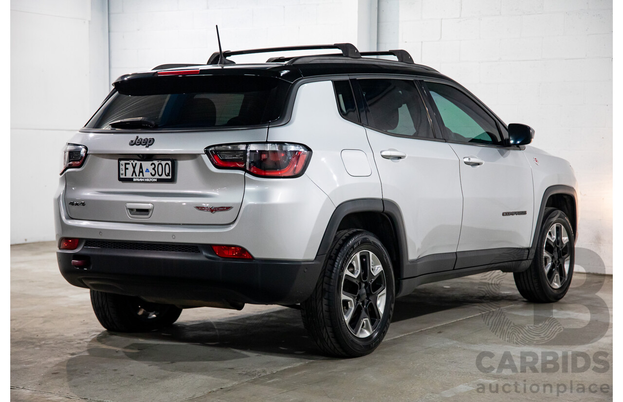 08/2019 Jeep Compass Trailhawk (4x4) M6 MY18 4d Wagon Billet Silver Metallic Turbo Diesel 2.0L