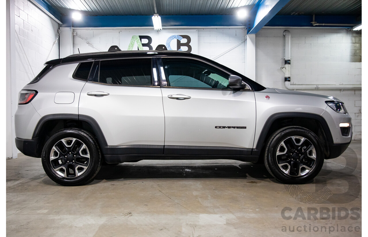 08/2019 Jeep Compass Trailhawk (4x4) M6 MY18 4d Wagon Billet Silver Metallic Turbo Diesel 2.0L