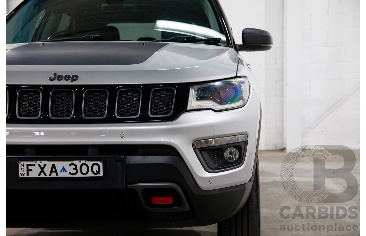 08/2019 Jeep Compass Trailhawk (4x4) M6 MY18 4d Wagon Billet Silver Metallic Turbo Diesel 2.0L