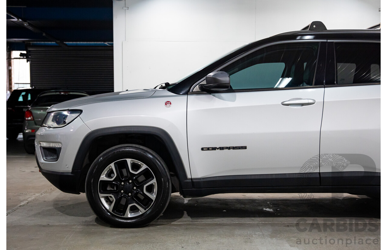 08/2019 Jeep Compass Trailhawk (4x4) M6 MY18 4d Wagon Billet Silver Metallic Turbo Diesel 2.0L