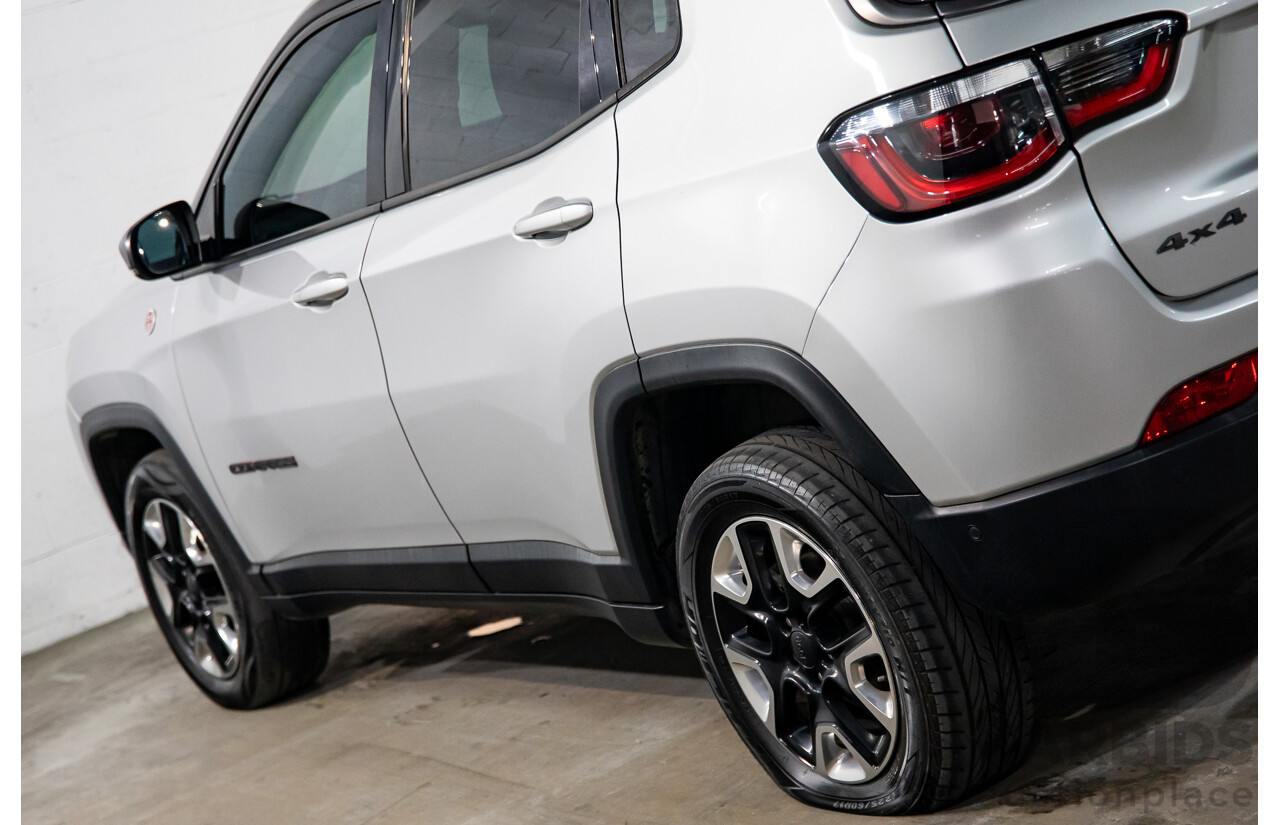 08/2019 Jeep Compass Trailhawk (4x4) M6 MY18 4d Wagon Billet Silver Metallic Turbo Diesel 2.0L