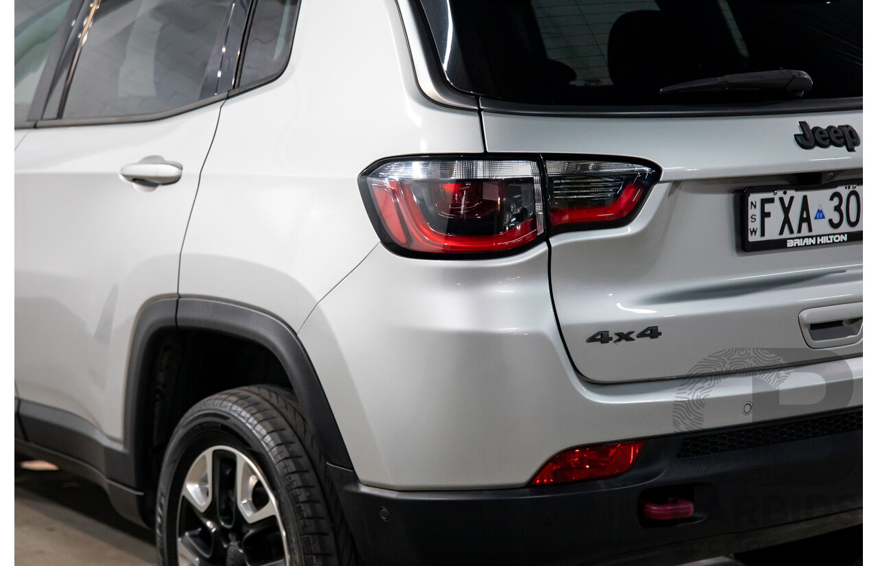 08/2019 Jeep Compass Trailhawk (4x4) M6 MY18 4d Wagon Billet Silver Metallic Turbo Diesel 2.0L