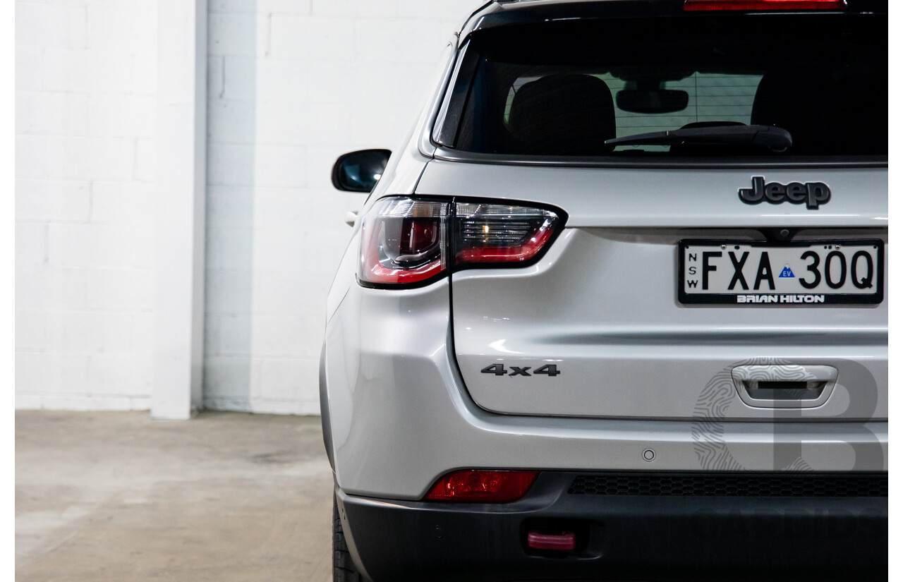 08/2019 Jeep Compass Trailhawk (4x4) M6 MY18 4d Wagon Billet Silver Metallic Turbo Diesel 2.0L