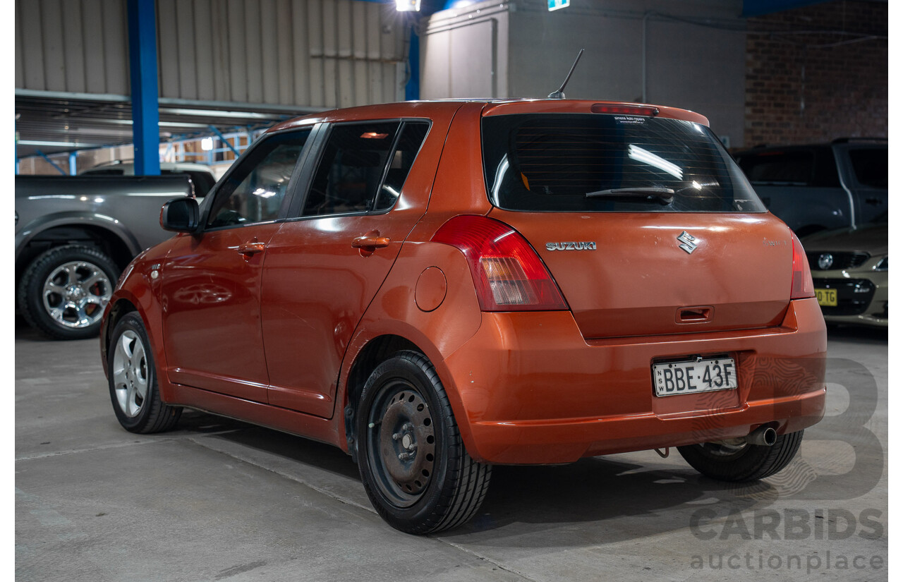 1/2007 Suzuki Swift EZ 5d Hatchback Red 1.5L