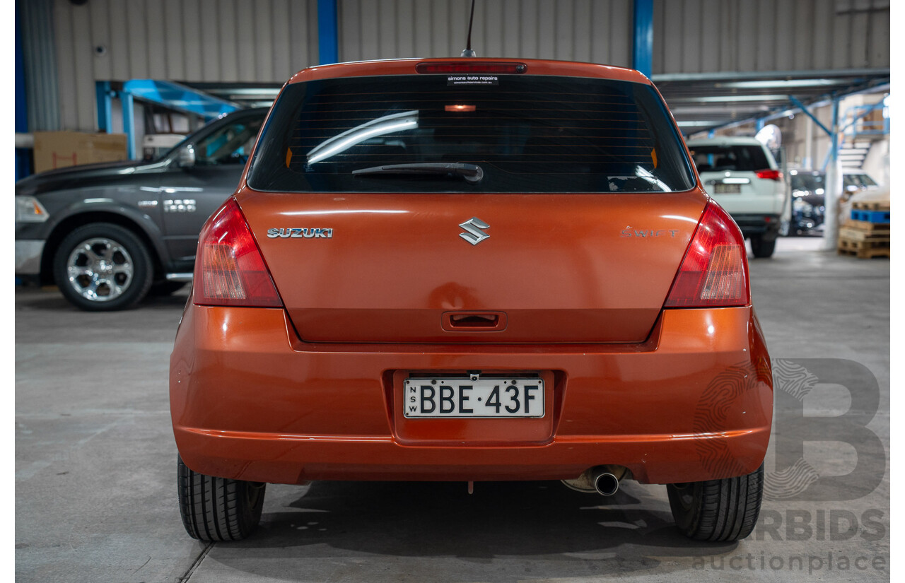 1/2007 Suzuki Swift EZ 5d Hatchback Red 1.5L