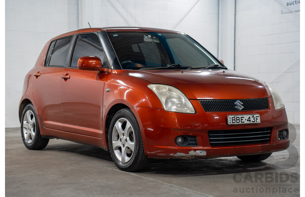 1/2007 Suzuki Swift EZ 5d Hatchback Red 1.5L