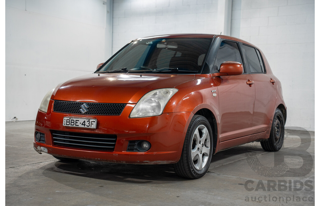 1/2007 Suzuki Swift EZ 5d Hatchback Red 1.5L