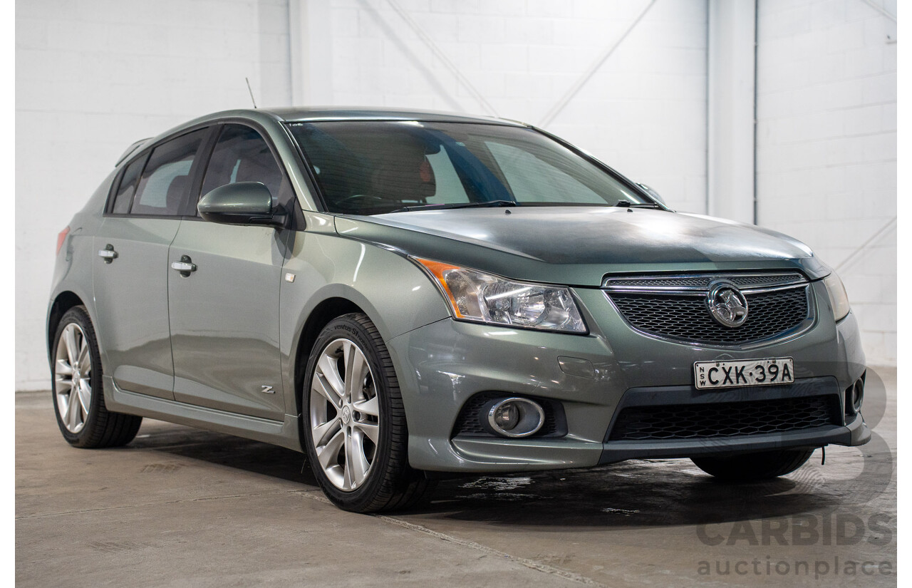 11/2014 Holden Cruze SRi Z-Series JH MY14 5d Hatchback Grey Turbo 1.6L