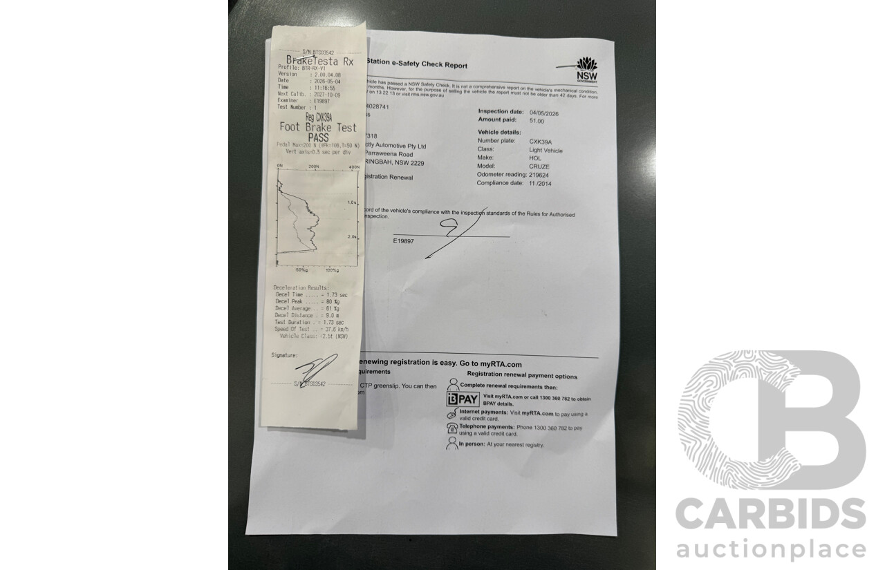 11/2014 Holden Cruze SRi Z-Series JH MY14 5d Hatchback Grey Turbo 1.6L
