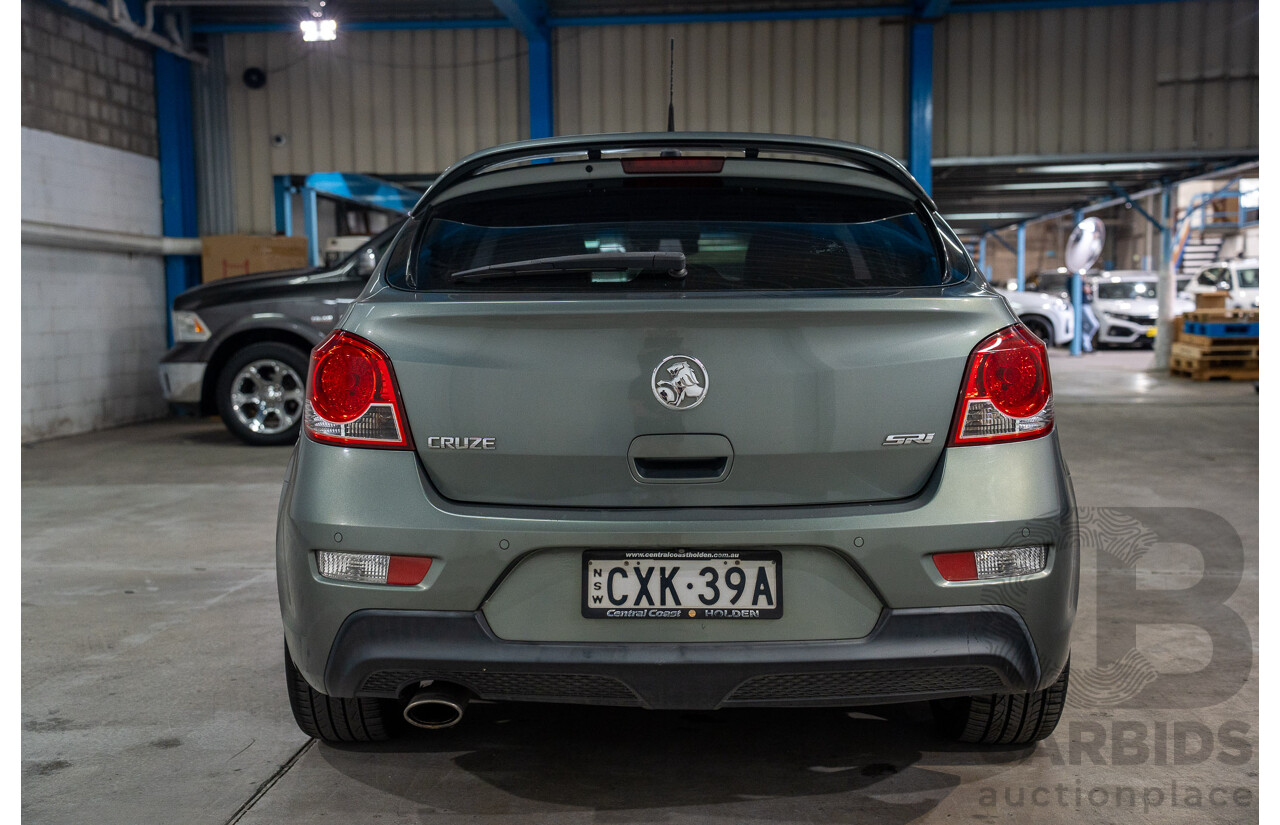 11/2014 Holden Cruze SRi Z-Series JH MY14 5d Hatchback Grey Turbo 1.6L