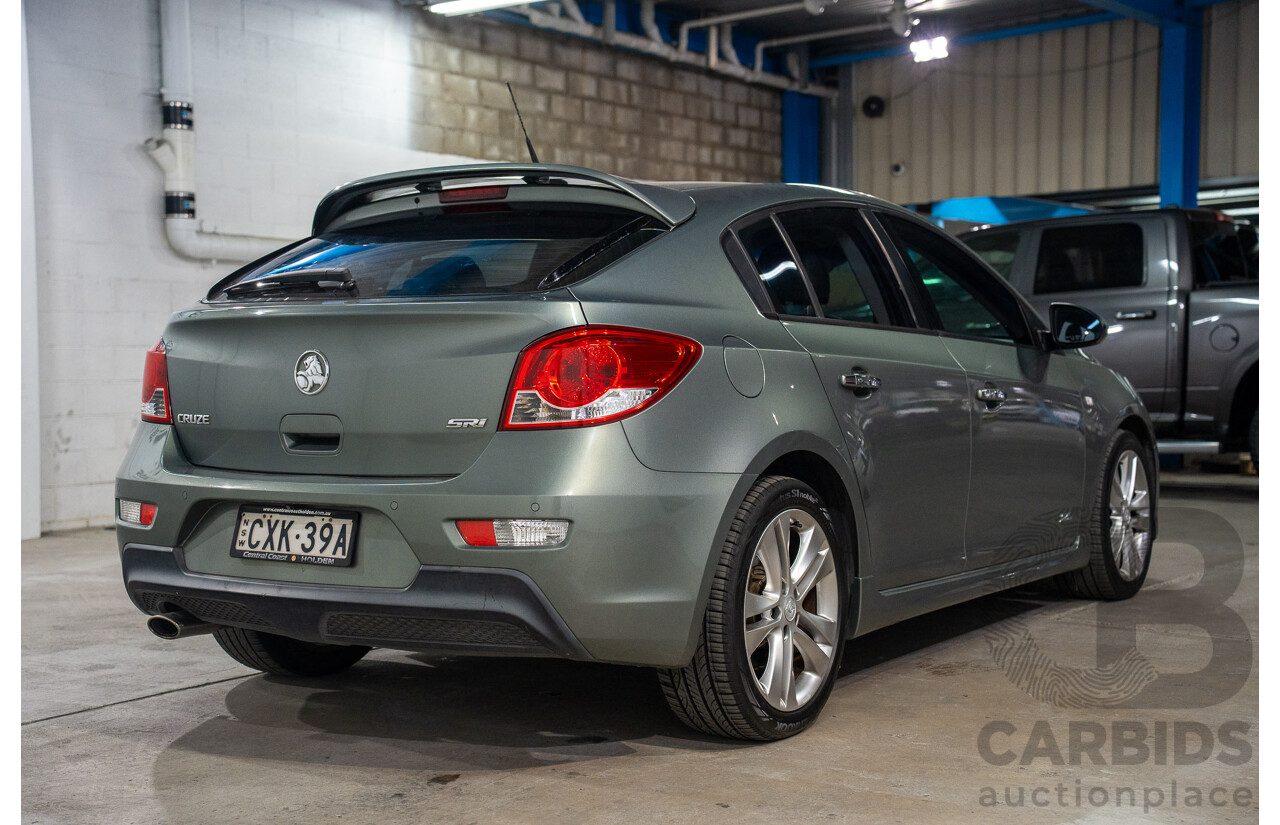 11/2014 Holden Cruze SRi Z-Series JH MY14 5d Hatchback Grey Turbo 1.6L