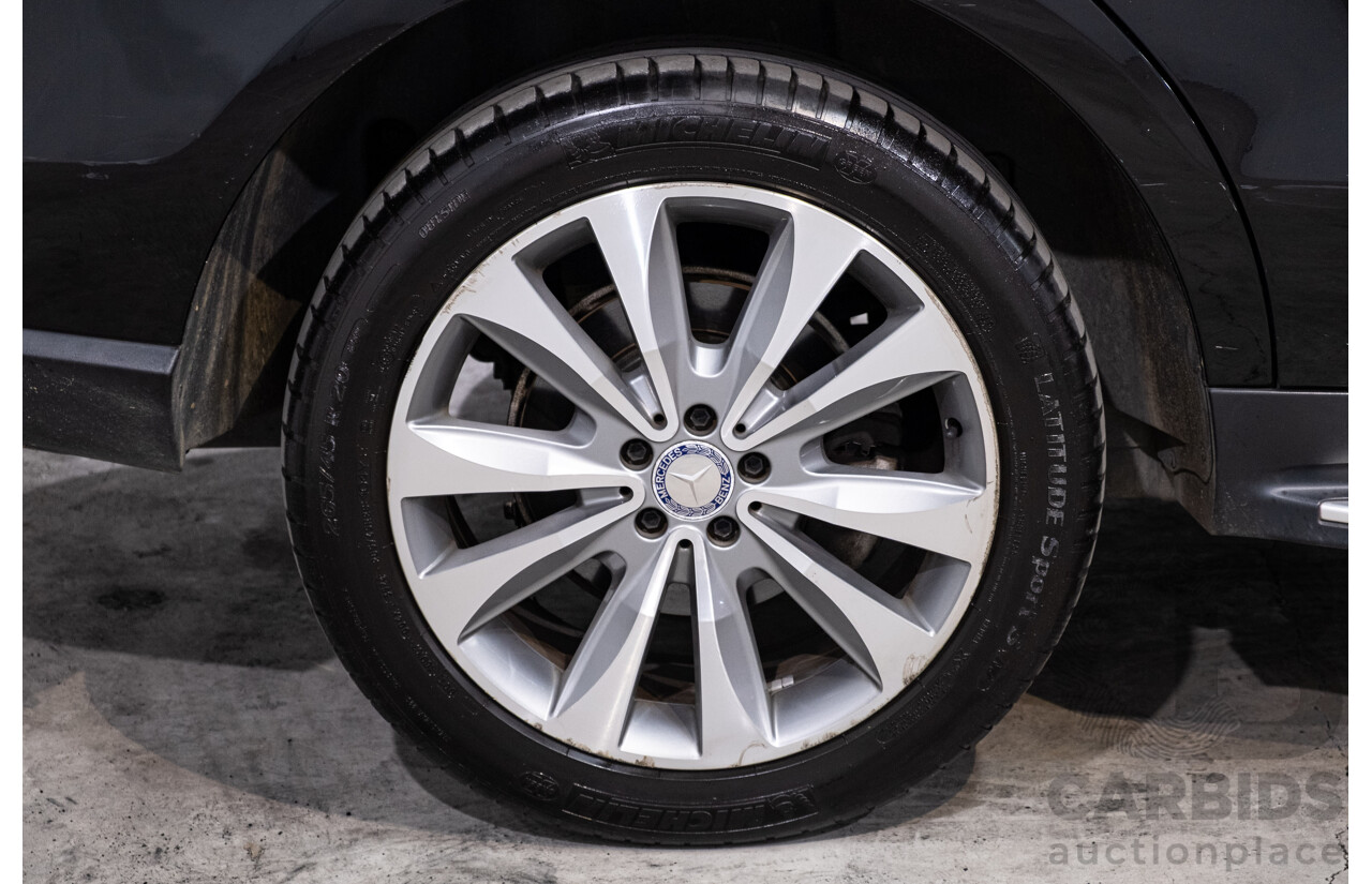 4/2012 Mercedes-Benz ML 350 CDI Bluetec (4x4) 166 4d Wagon Obsidian Black Metallic V6 3.0L