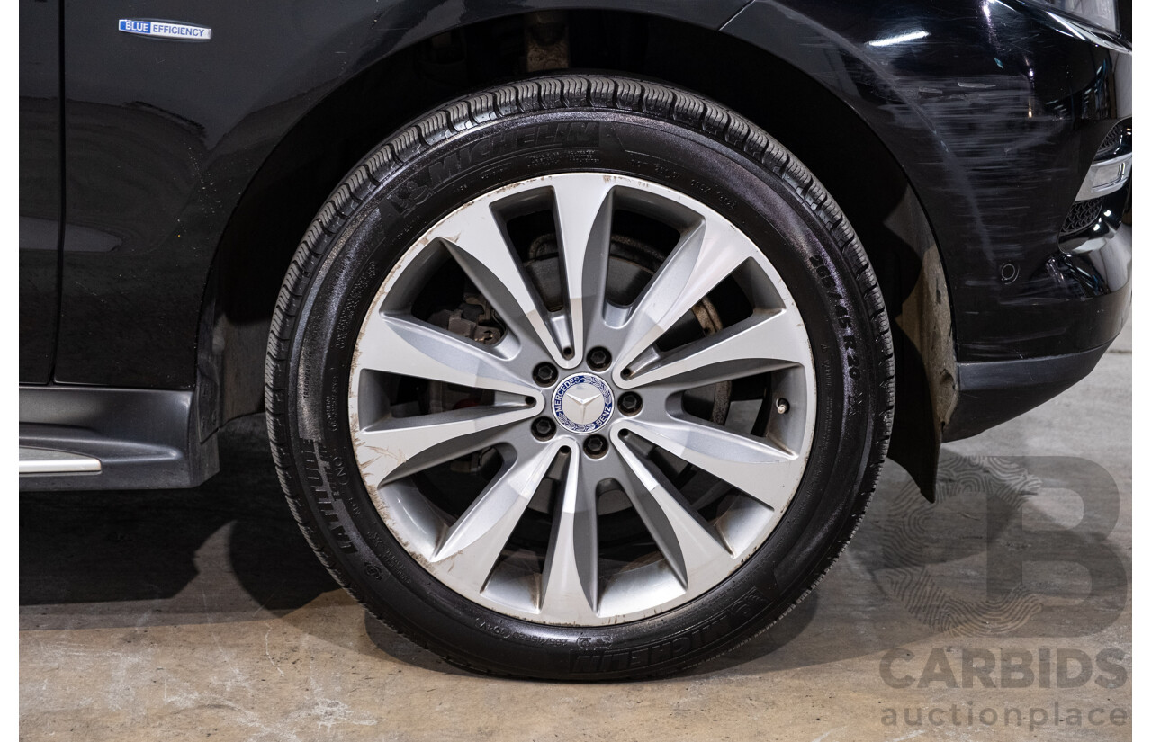 4/2012 Mercedes-Benz ML 350 CDI Bluetec (4x4) 166 4d Wagon Obsidian Black Metallic V6 3.0L