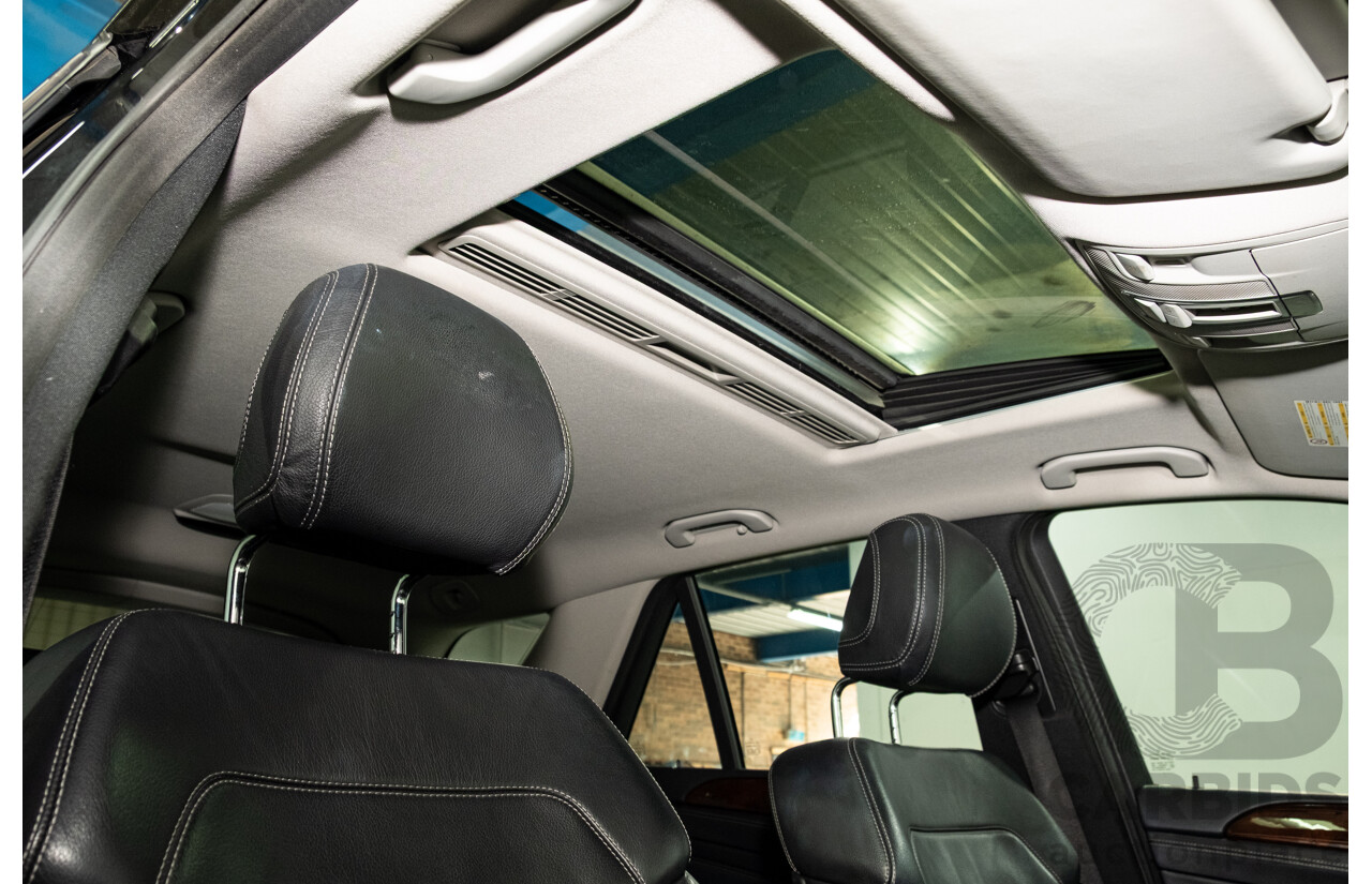4/2012 Mercedes-Benz ML 350 CDI Bluetec (4x4) 166 4d Wagon Obsidian Black Metallic V6 3.0L