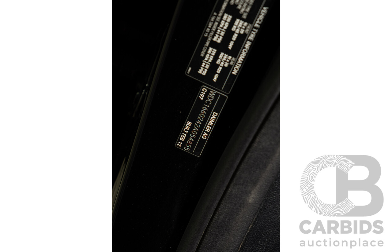 4/2012 Mercedes-Benz ML 350 CDI Bluetec (4x4) 166 4d Wagon Obsidian Black Metallic V6 3.0L