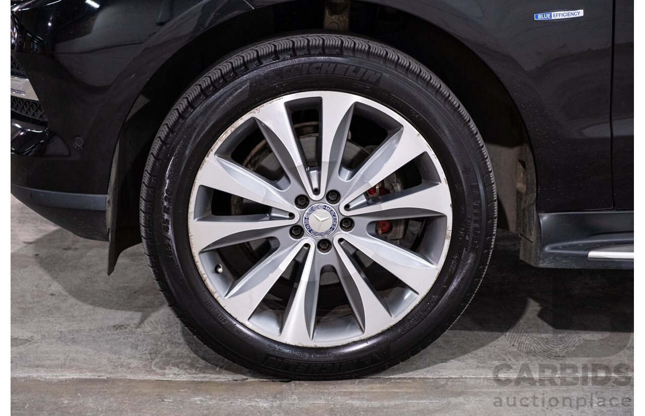 4/2012 Mercedes-Benz ML 350 CDI Bluetec (4x4) 166 4d Wagon Obsidian Black Metallic V6 3.0L