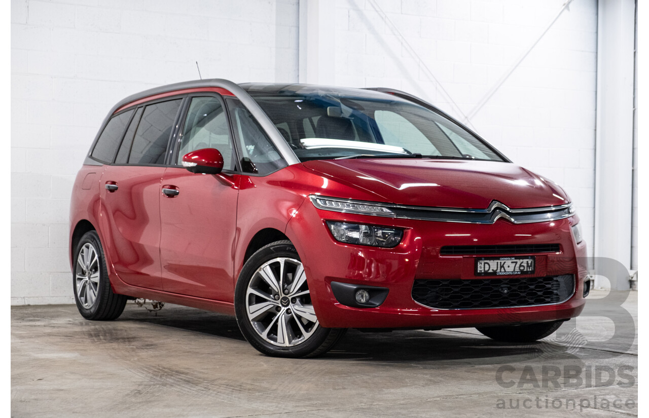 12/2016 Citroen Grand C4 Picasso 110 HDi (FWD) B7 MY15 4D Wagon Red 2.0L