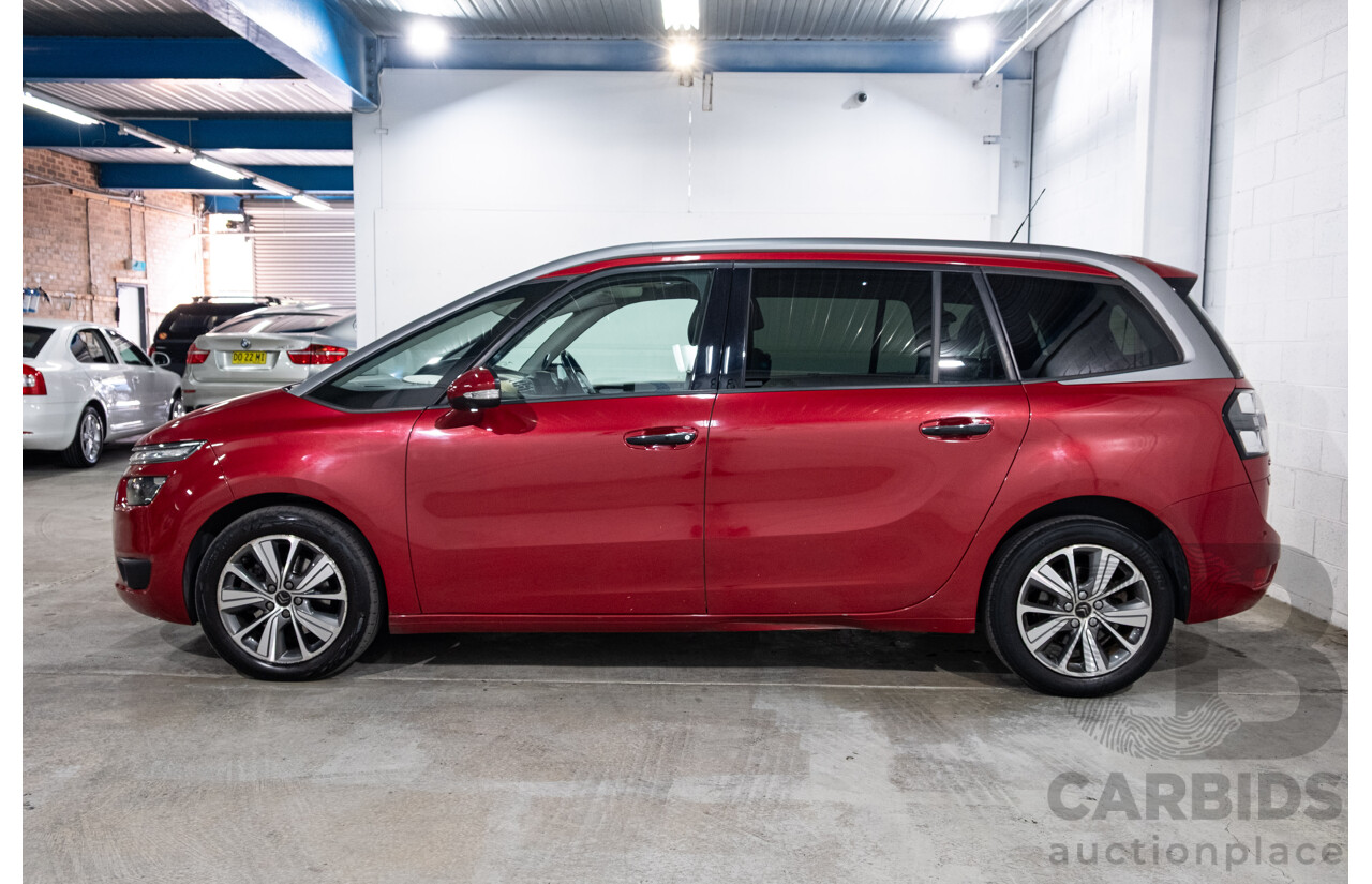 12/2016 Citroen Grand C4 Picasso 110 HDi (FWD) B7 MY15 4D Wagon Red 2.0L
