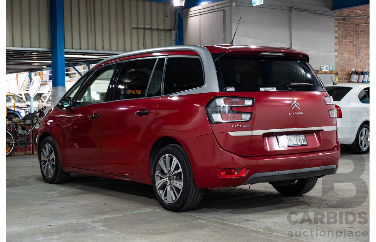 12/2016 Citroen Grand C4 Picasso 110 HDi (FWD) B7 MY15 4D Wagon Red 2.0L