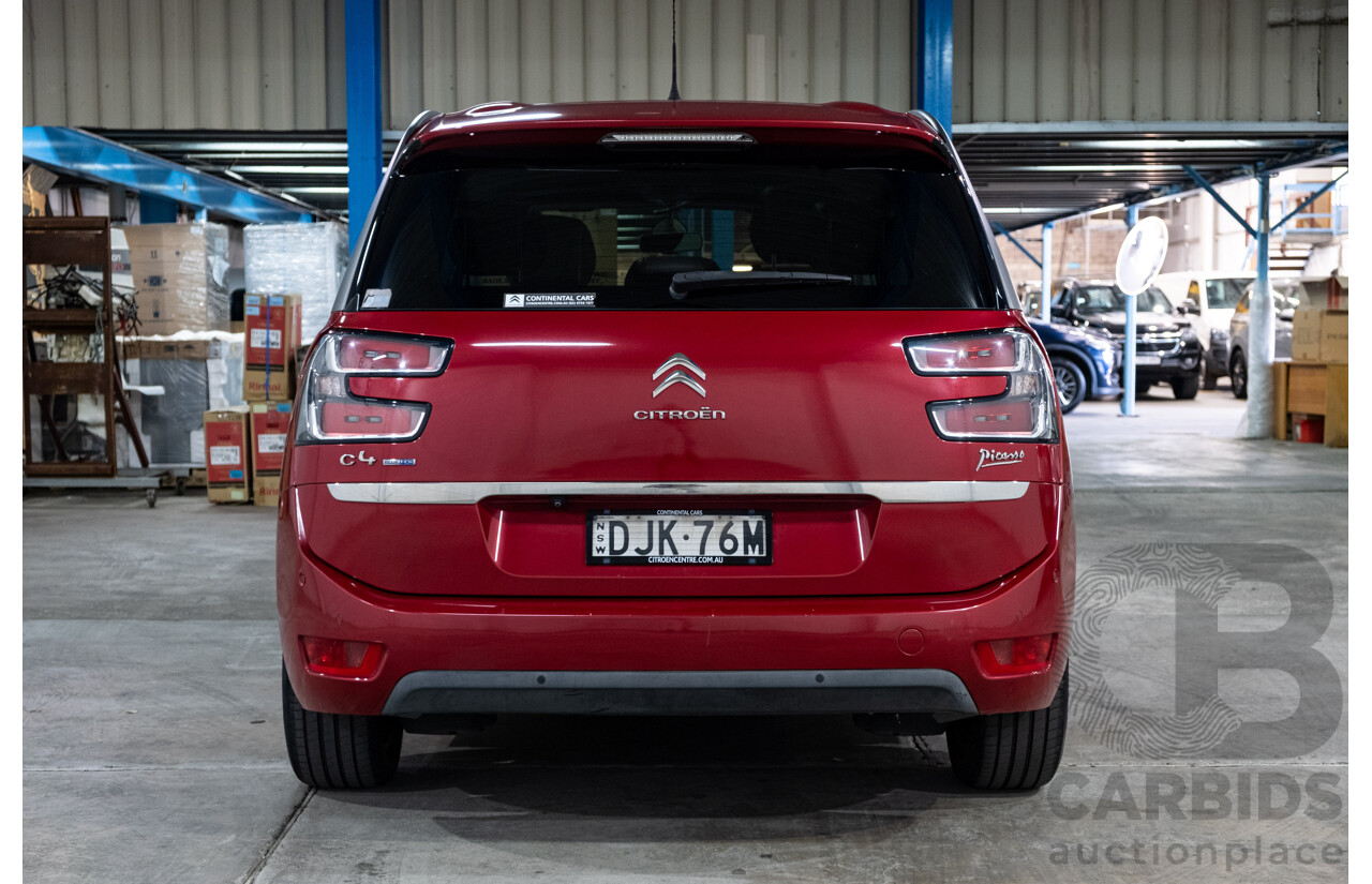 12/2016 Citroen Grand C4 Picasso 110 HDi (FWD) B7 MY15 4D Wagon Red 2.0L