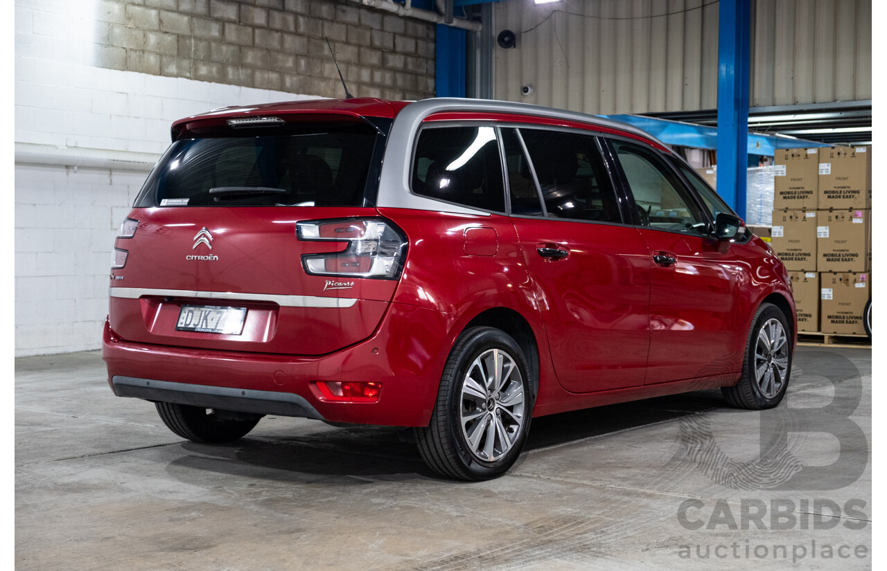 12/2016 Citroen Grand C4 Picasso 110 HDi (FWD) B7 MY15 4D Wagon Red 2.0L