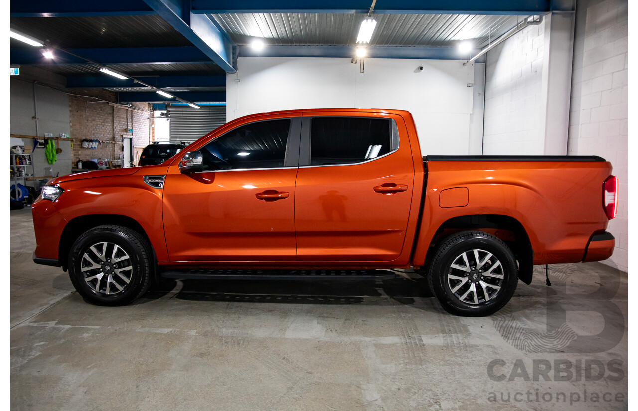 03/2022 LDV T60 Max Luxe (4x4) SK8C Double Cab Utility Maple Leaf Orange Twin Turbo Diesel 2.0L